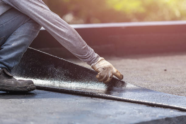 Professional Basement Waterproofing technician working in Jeffersonville, KY